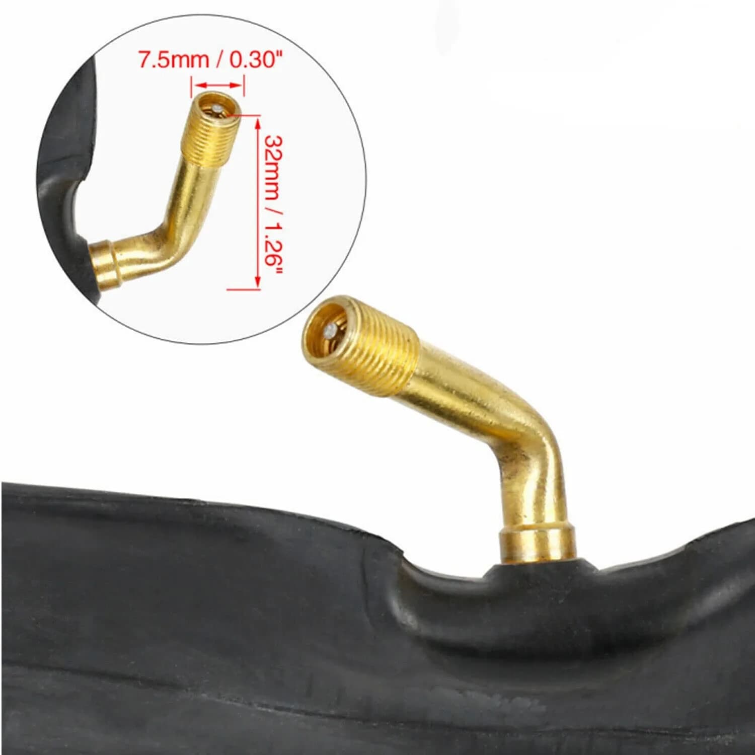 Swagnaz 4.10/3.50-4 Inner Tube | 2-Pack, 10-inch Diameter, 4.1-inch Width - view 3