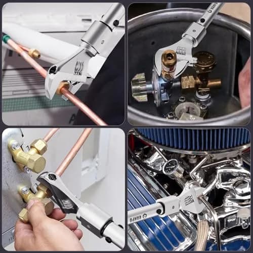 VANPO 1/2" Torque Wrench, 10-170 Ft-Lb, 38mm Jaw & Ratchet Head | Precision Tool for HVAC & Auto thumbnail 6