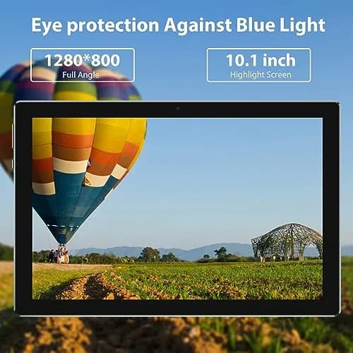 IWEGGO Android 15 Tablet 10.1 Inch 12GB RAM 64GB ROM Black | 1.8GHz Quad-Core Processor, 1280x800 IPS HD thumbnail 3