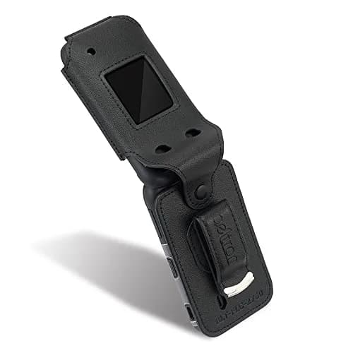 BELTRON Leather Fitted Case for Nokia 2760, Nokia 2780 Flip Phone | Secure Leather Cover with Belt Clip thumbnail 4