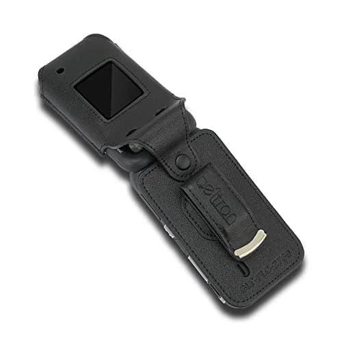 BELTRON Leather Fitted Case for Nokia 2760, Nokia 2780 Flip Phone | Secure Leather Cover with Belt Clip thumbnail 6