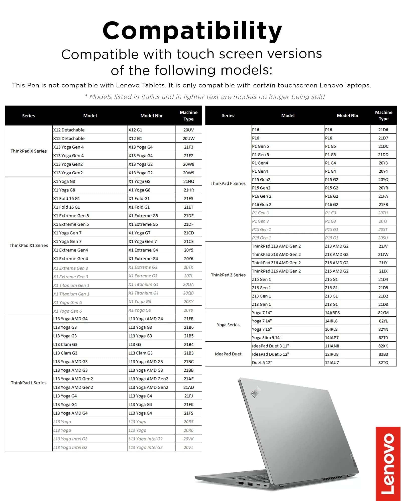 Lenovo Precision Pen 2 Stylus for Laptops - 4096 Pressure Levels, USB-C Charging, Iron Grey | Natural Sketching and Note-Taking - view 5