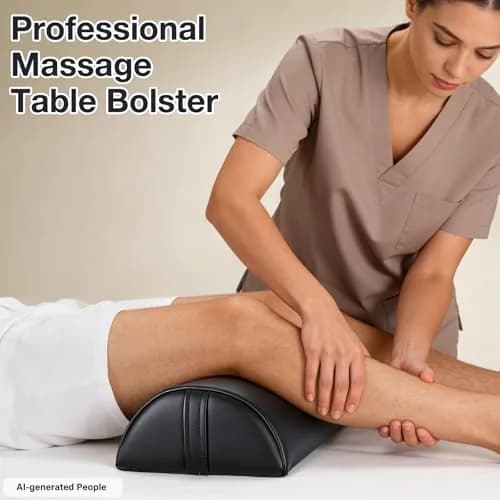 Noverlife Large Massage Bolsters for Under Legs 24x8x4 in Half Moon Pillow thumbnail 7