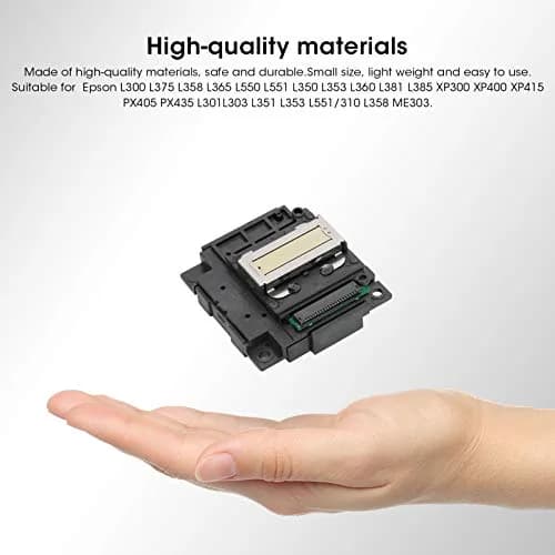 Cuifati Replacement Print Head for Epson L300 L358 L365 L550 L551 L350 L353 L360 L381 L385 PX405 PX435 L301L303 L351 L353 L551/310 L358 ME303 Printers | Black thumbnail 5