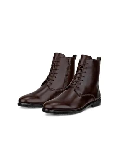 ECCO Dress Classic 15 Potting Soil | Elegant Leather Ankle Bootie with 0.6 inch Heel thumbnail 4