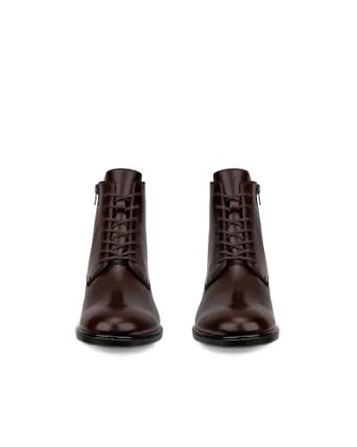 ECCO Dress Classic 15 Potting Soil | Elegant Leather Ankle Bootie with 0.6 inch Heel thumbnail 3