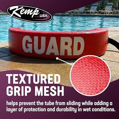 Kemp USA 50-Inch Lifeguard Rescue Tube | Professional Water Safety Flotation Aid thumbnail 3