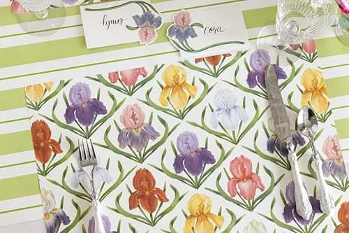 Hester & Cook Striped Paper Table Runner - Disposable Roll 20ft x 25in | Modern & Classic Decor thumbnail 5