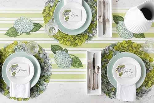 Hester & Cook Striped Paper Table Runner - Disposable Roll 20ft x 25in | Modern & Classic Decor thumbnail 6