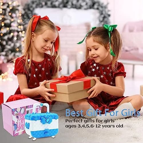Mrabbitoo Kids Makeup Set for Girls 57 Pcs | Non-Toxic Washable Play Makeup Kit with Case thumbnail 7