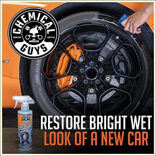 Chemical Guys Sprayable Leather Cleaner and Conditioner + Tire Kicker Shine 16 fl oz (473ml) | USA Import for Auto & Home thumbnail 5