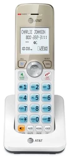 AT&T DL70019 Additional Handset for DL72x19 Series Cordless Phone | Bluetooth Connect to Cell, Smart Call Blocker, 1.8" Backlit Display, Big Buttons, Intercom thumbnail 1