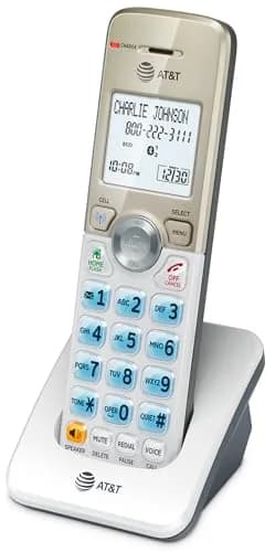 AT&T DL70019 Additional Handset for DL72x19 Series Cordless Phone | Bluetooth Connect to Cell, Smart Call Blocker, 1.8" Backlit Display, Big Buttons, Intercom thumbnail 9
