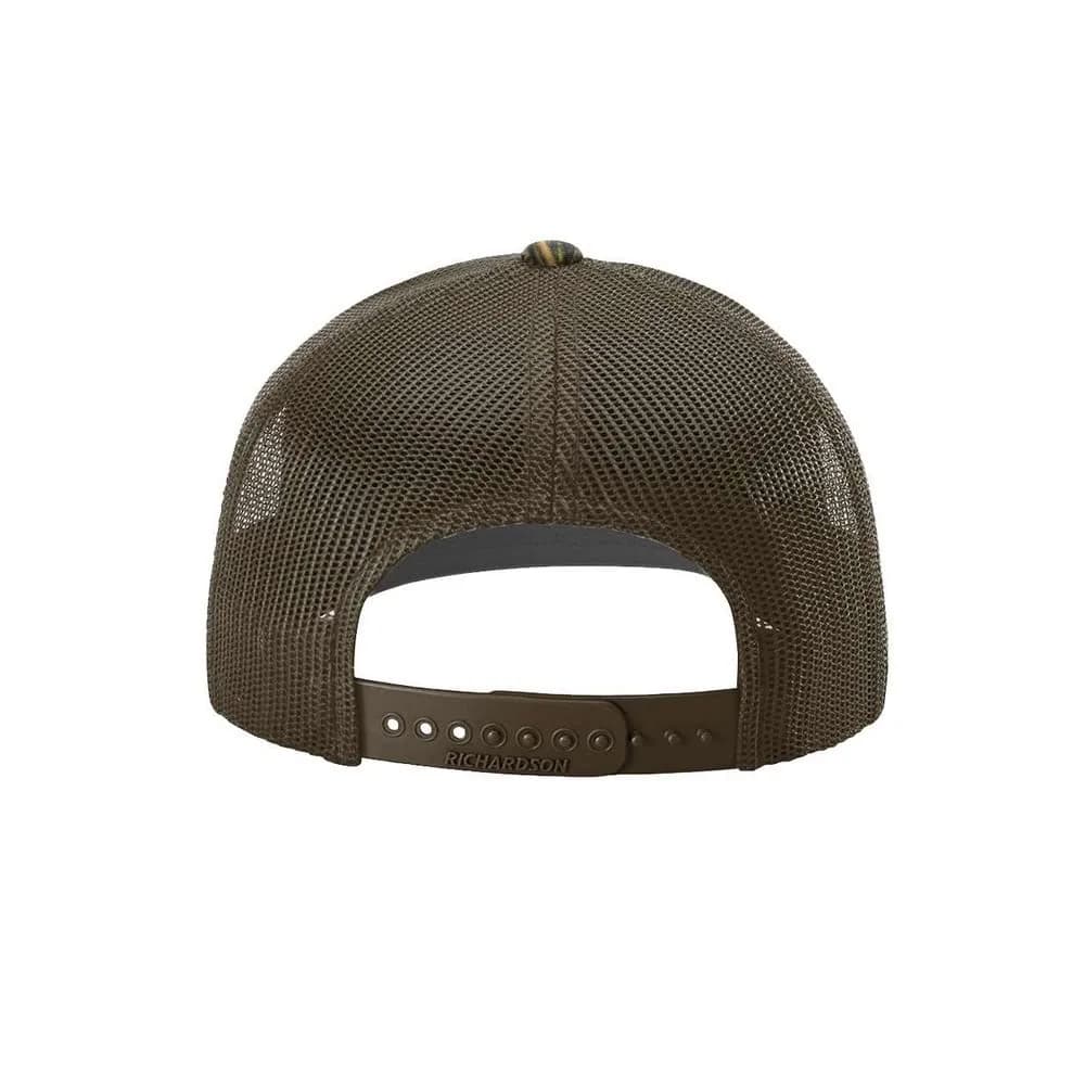 Richardson 112P Trucker Baseball Cap - Mossy Oak Habitat/Brown, One Size - view 4