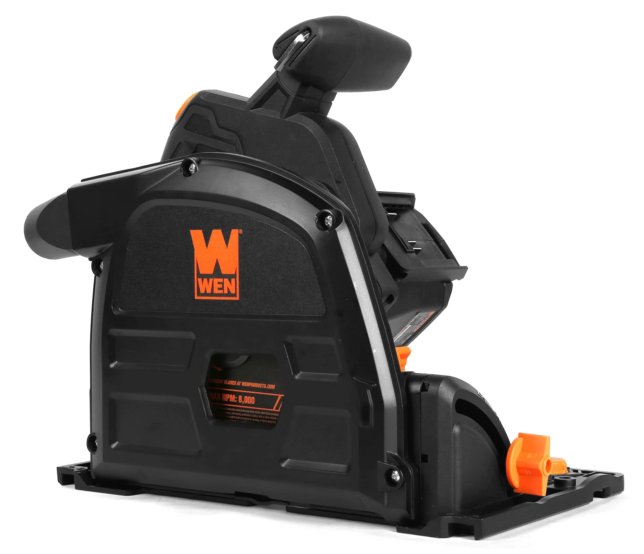 WEN 20V Max Cordless 6.5-Inch Track Saw, Brushless, Variable Speed, Tool Only (20691BT) | Precise Cuts for Wood & DIY