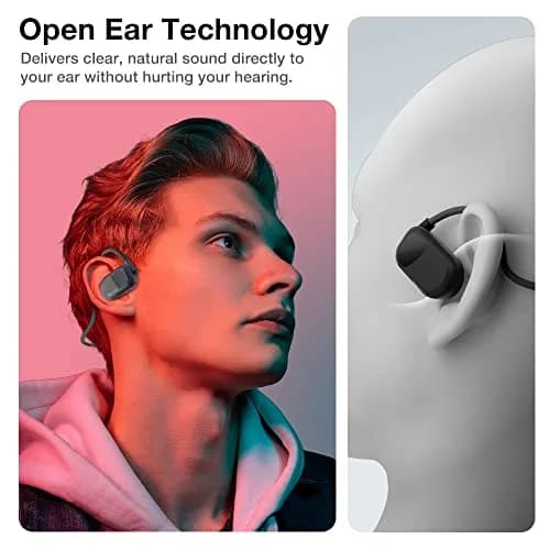 Purity Air Open Ear Wireless Headphones with Dual Mic | 15mm Drivers, IPX5 Water Resistant thumbnail 2