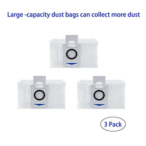 ZYBULSHJT 16 Pcs Vacuum Cleaner Accessories Set for ECOVACS DEEBOT X1 Omni/TURBO | Roller Brush, Side Brushes, HEPA Filters, Mop Cloths, Dust Bags thumbnail 8