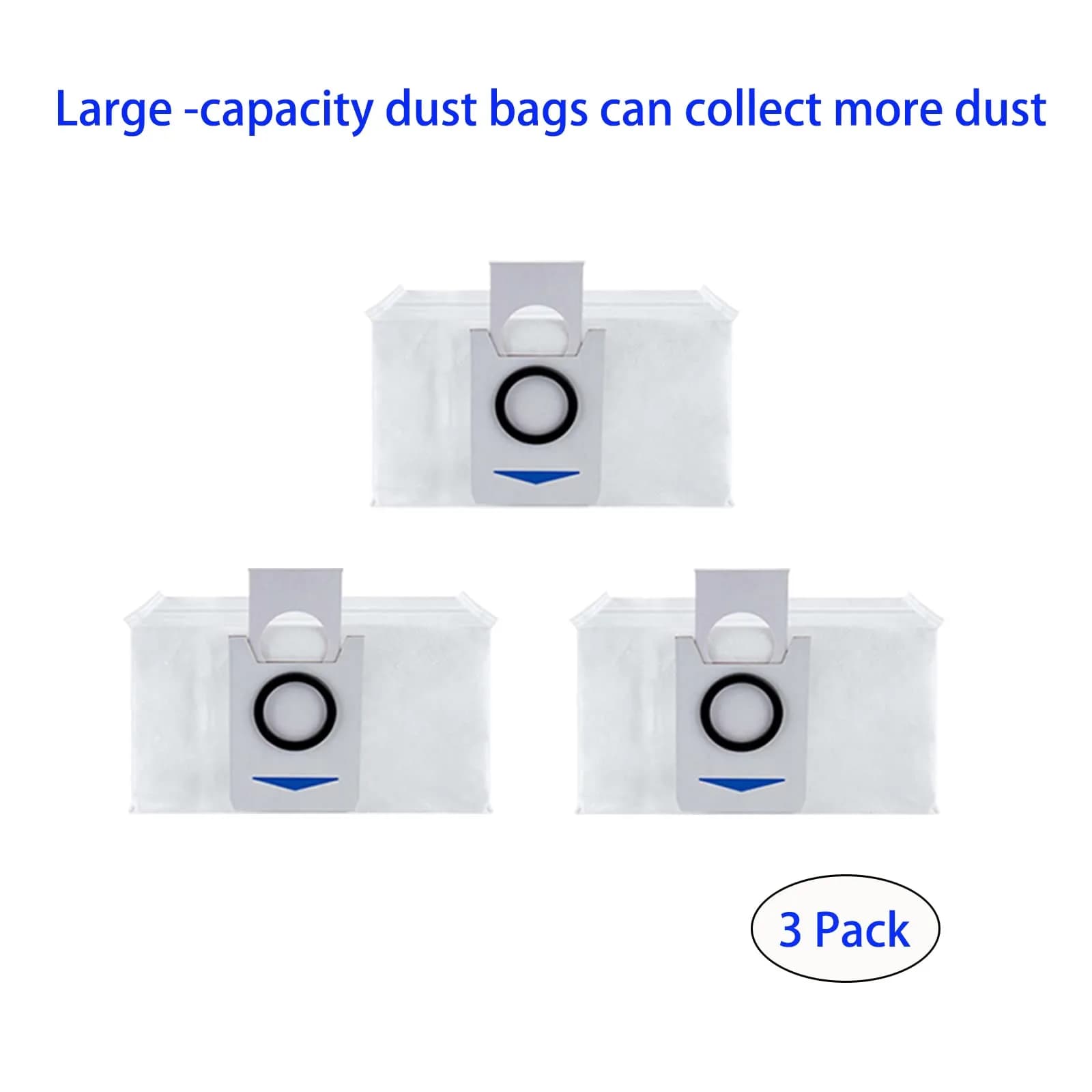 ZYBULSHJT 16 Pcs Vacuum Cleaner Accessories Set for ECOVACS DEEBOT X1 Omni/TURBO | Roller Brush, Side Brushes, HEPA Filters, Mop Cloths, Dust Bags - view 8