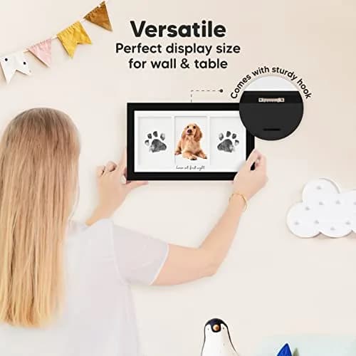 KeaBabies Inkless Hand & Footprint Kit, Newborn Keepsake, Onyx Black | Mess-Free Memory Maker thumbnail 6