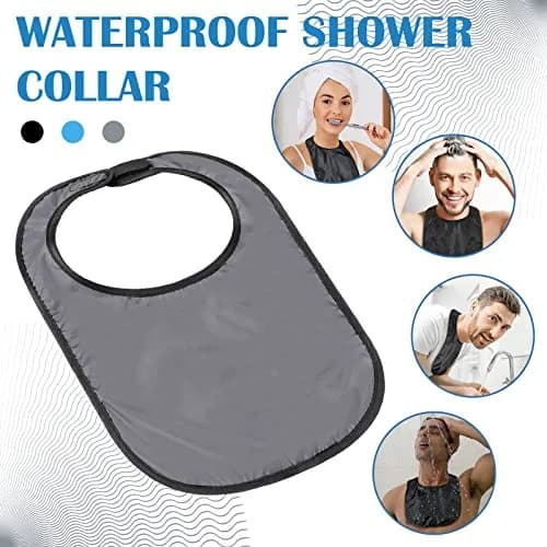 Oudain Tracheostomy Shower Covers 3 Pack | Waterproof, Adjustable, Breathable for Post-Op Care thumbnail 3