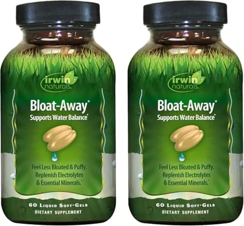 Irwin Naturals Bloat-Away Water Balance Support 60 Count | Natural Relief for Water Retention & Bloating thumbnail 1