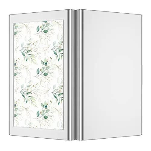 Rimilak Metal Credit Card Holder Mini Wallet Green Leaves | RFID Blocking Slim Card Case for Women thumbnail 5