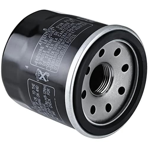 QUICKWOLF 16097-0008 Oil Filter for Kawasaki Ninja 300 400 650 1000 ZX-10R Vulcan 1700 1500 900 800 750 650 500 Prairie 360 400 Bayou 400 Z1000 Z900 Z800 Z750 (1-Pack, Black) thumbnail 1
