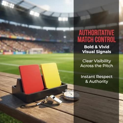 Toyvian Referee Cards: 10 Pcs PVC Soccer Referee Kit - Lightweight and Compact - Red Yellow Judge Cards for Sports Game Competition Soccer Volleyball Baseball thumbnail 4