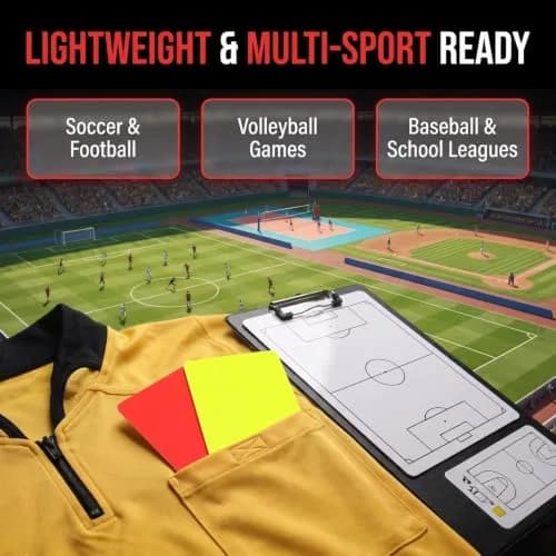 Toyvian Referee Cards: 10 Pcs PVC Soccer Referee Kit - Lightweight and Compact - Red Yellow Judge Cards for Sports Game Competition Soccer Volleyball Baseball thumbnail 5