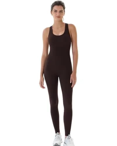 AUROLA Power Women's Tummy Control Racerback Workout Jumpsuit | High Compression & Seamless Fit (70-120 chars) thumbnail 8