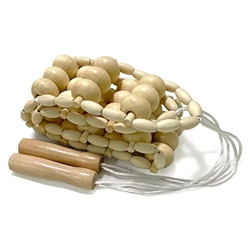 Deston 2 in 1 Wood Therapy Massage Tools | Massage Stick & Back Roller Rope for Relaxation thumbnail 6