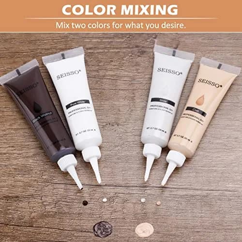 SEISSO Furniture Repair Kit, 24 Colors | Wood Scratch Cover & Filler for Wooden Floors & Furniture thumbnail 7