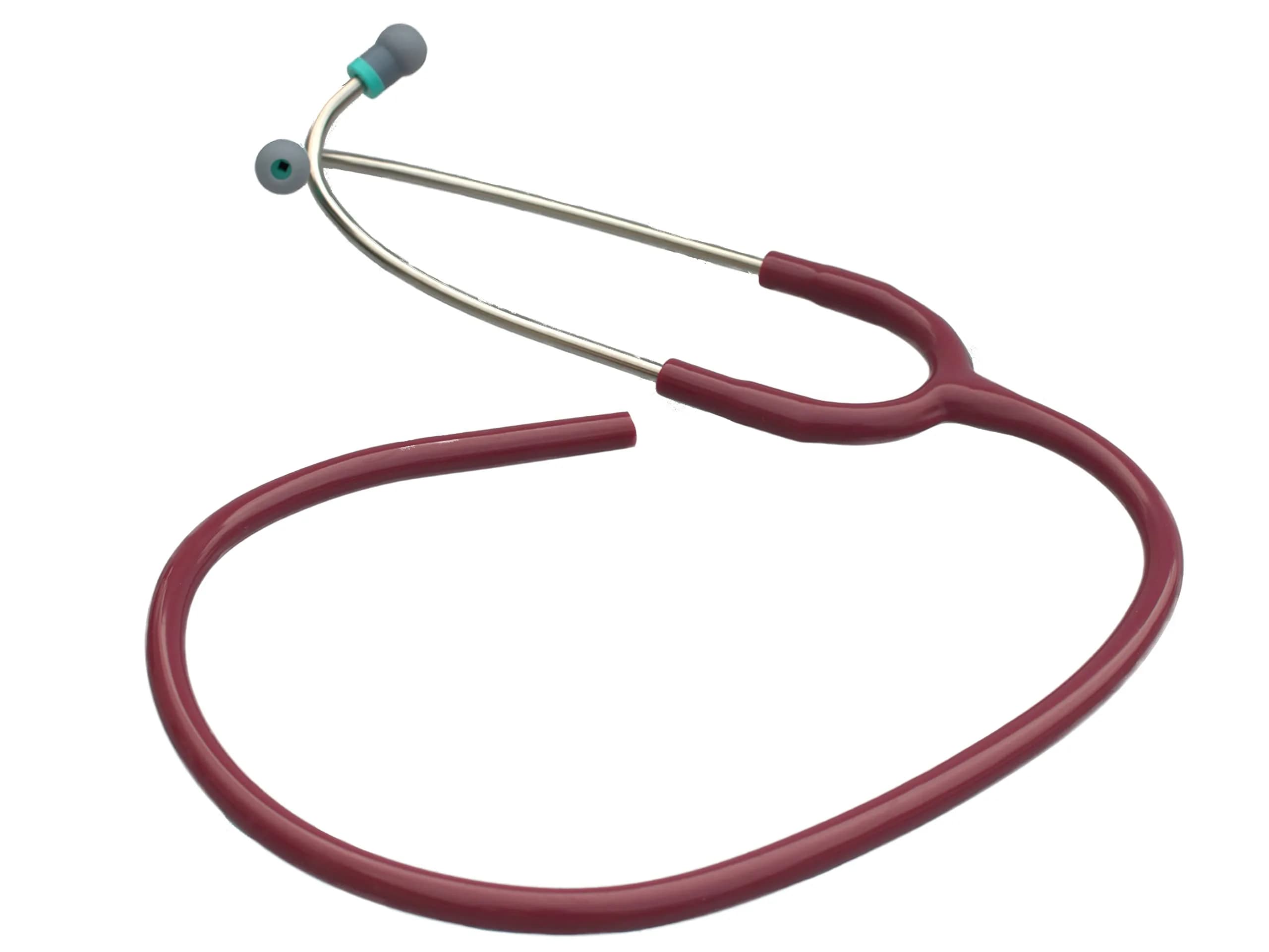 Truaevum Black Stethoscope Tubing Kit for Standard Edition 5mm Binaural | Dual Channel Acoustic Transmission — Burgundy