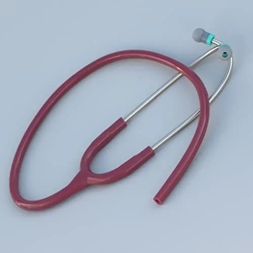 TRUAEVUM Stethoscope Tubing Replacement Kit 29 inch (73.66 cm) Burgundy | Dual Channel Sound Transmission thumbnail 2