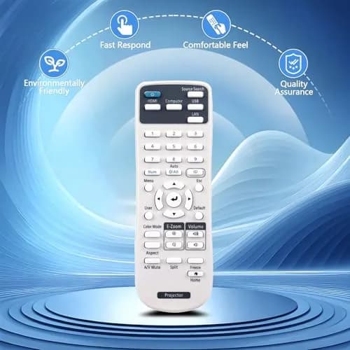 Beyution Replace Projector Remote Control fit for Epson Projector EB-E01 | Infrared, 10 M Distance, ABS Plastic, 6 Months Warranty thumbnail 3