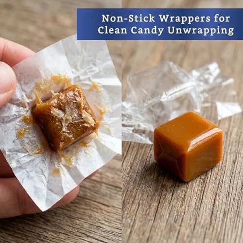Fiesta Wraps Clear Candy Wrappers 3.5x5 in | Cellophane Candy Wrappers for Homemade & Commercial Use thumbnail 4