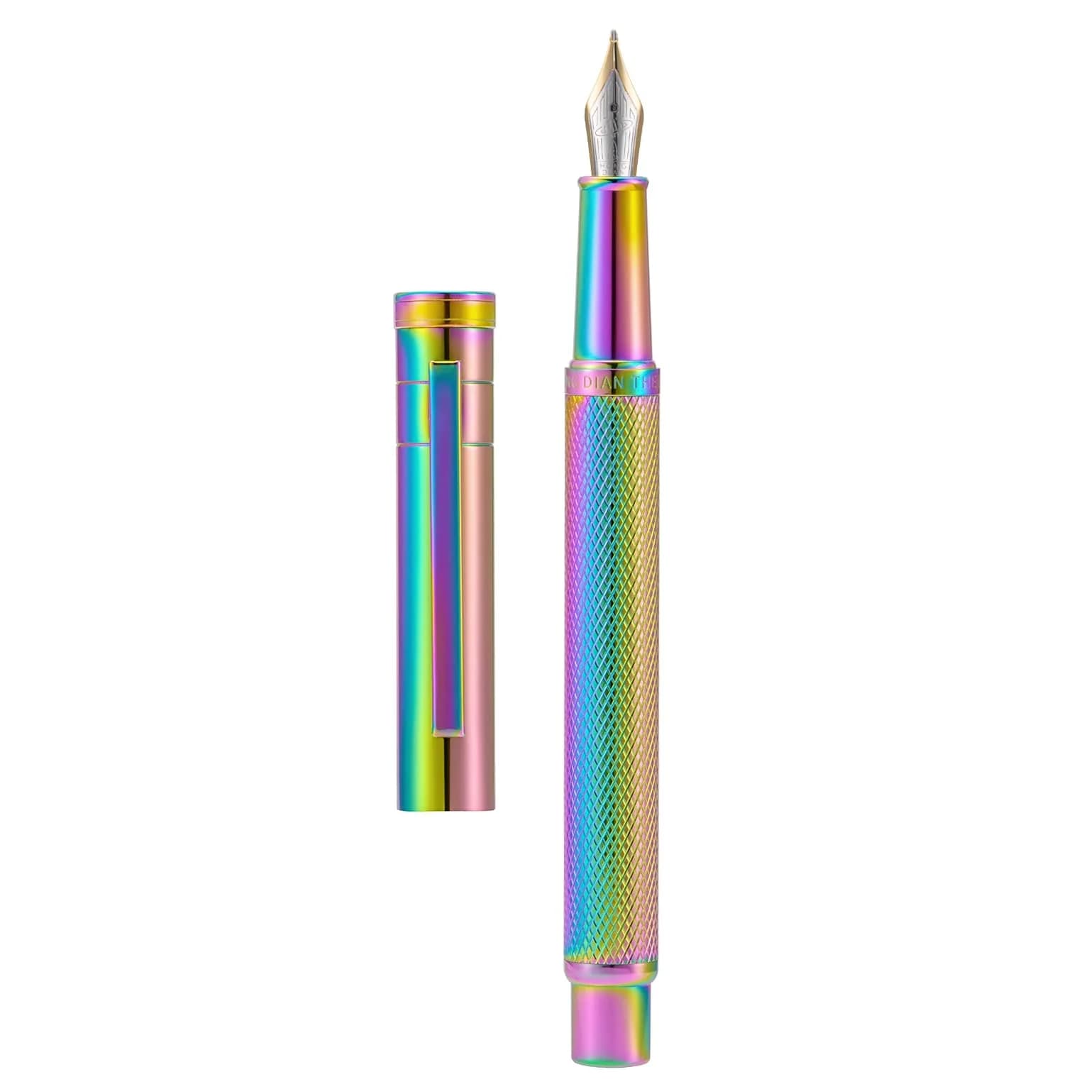 Asvine Hongdian Rainbow Forest Fountain Pen Blade Nib 138mm (5.43in) | Classic Design Calligraphy Pen - main product image