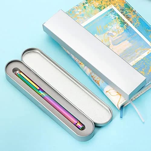 Asvine Hongdian Rainbow Forest Fountain Pen Blade Nib 138mm (5.43in) | Classic Design Calligraphy Pen thumbnail 5