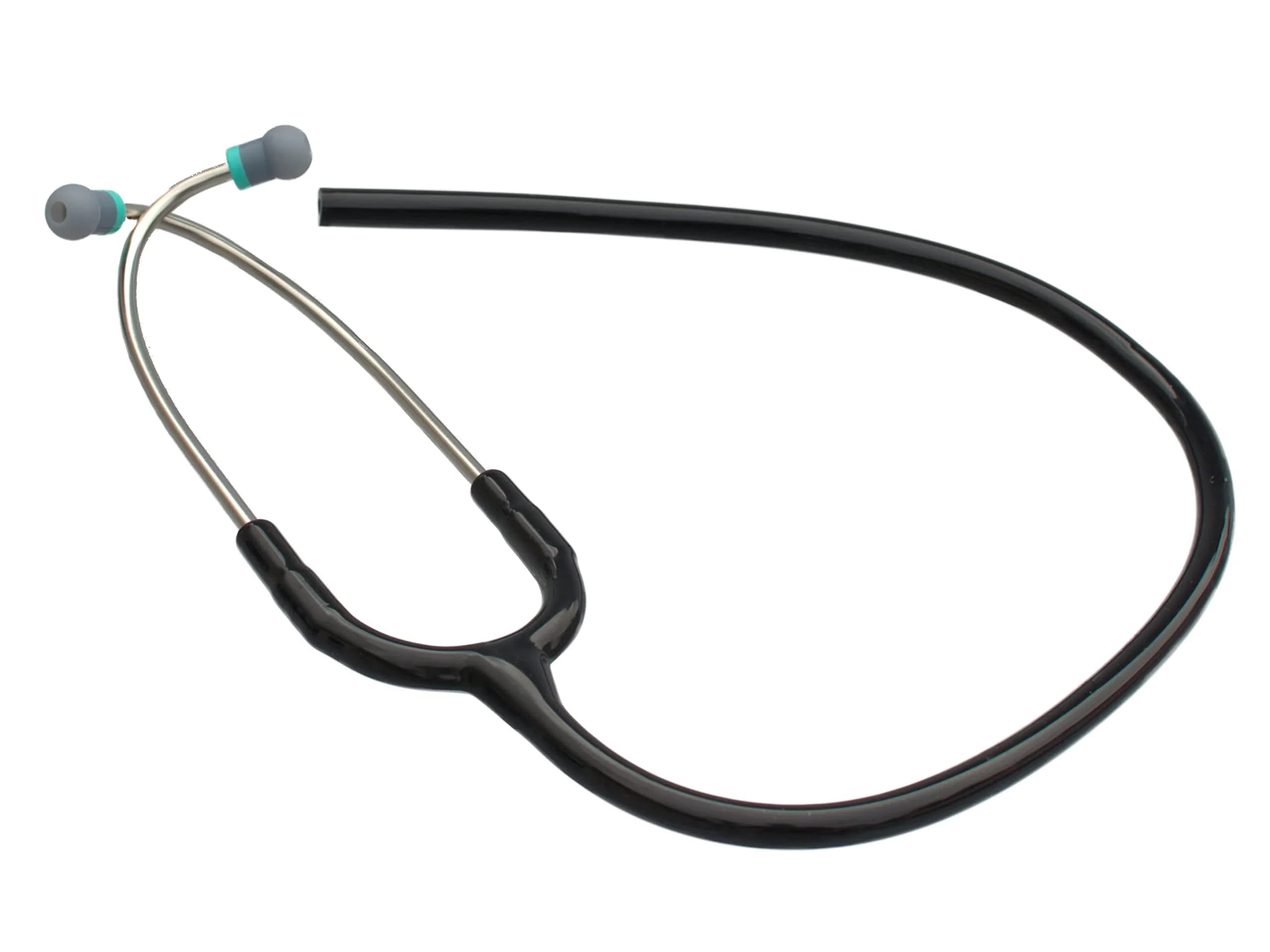 Truaevum Black Stethoscope Tubing Kit for Standard Edition 5mm Binaural | Dual Channel Acoustic Transmission — Black