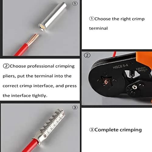 Teansic 1950PCS 22-10 AWG Copper Wire Ferrules Kit, Non-Insulated, Silver-Plated | Reliable Electrical Connection thumbnail 6