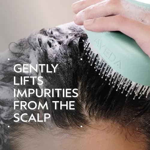 Aveda Scalp Solutions Stimulating Scalp Massager | Exfoliates & Stimulates Micro-Circulation | Green, 71g thumbnail 2