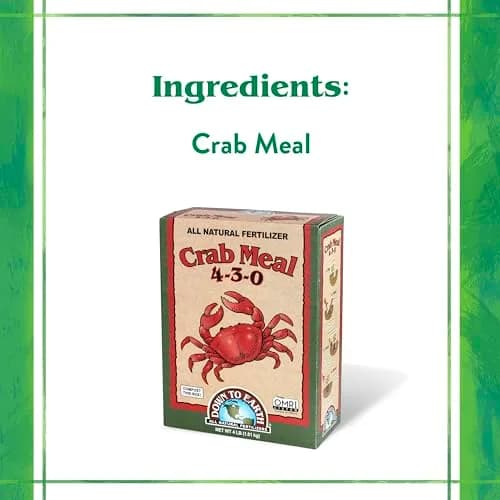 Down To Earth All Natural Fertilizers Organic Crab Meal - 4 lb | Organic, Slow-Release, Supports Soil Microbes thumbnail 4