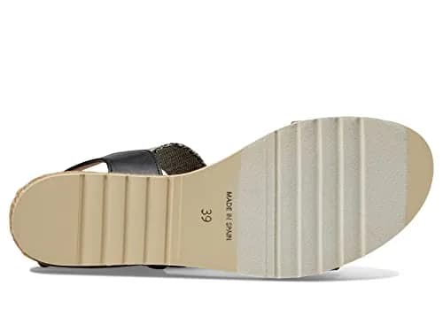 André Assous Neveah Wedge, Black/Beige, 8 | Elegant Platform Wedge for Women thumbnail 5