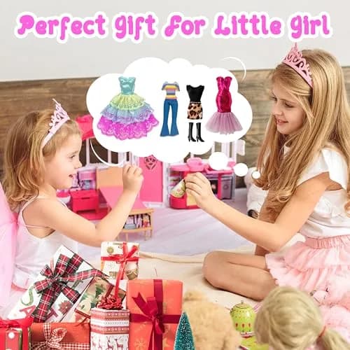 Babeilei Doll Clothes & Accessories Set for 11.5 Inch Dolls | 30 Pieces Variety Pack thumbnail 6