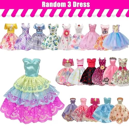 Babeilei Doll Clothes & Accessories Set for 11.5 Inch Dolls | 30 Pieces Variety Pack thumbnail 3