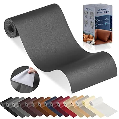 YAFLC Self Adhesive Leather Repair Patch 160cm x 10.2cm (63" x 4") | Quick Fix for Furniture & Car Seats thumbnail 1