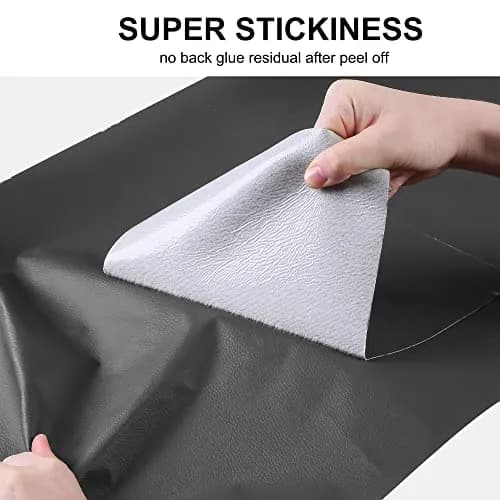YAFLC Self Adhesive Leather Repair Patch 160cm x 10.2cm (63" x 4") | Quick Fix for Furniture & Car Seats thumbnail 3