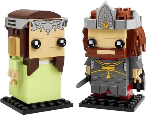 LEGO Toy Figure Aragorn & Arwen (40632) Lord of The Rings | Creative Fantasy Set for Kids 120+ thumbnail 4