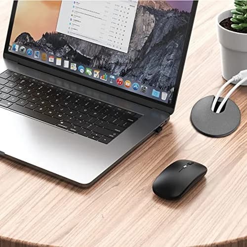 Litoexpe Black Desk Cord Grommet 2 Pcs | 1-1/2 Inch Internal Diameter, 1-3/4 Inch Hole Size thumbnail 6