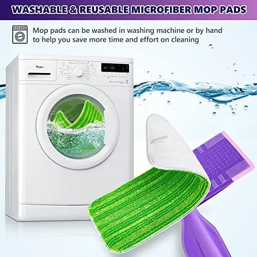 TINA&TONY Reusable Mop Pad for Swiffer WetJet, 4PCS | Microfiber Floor Cleaning Refill thumbnail 4